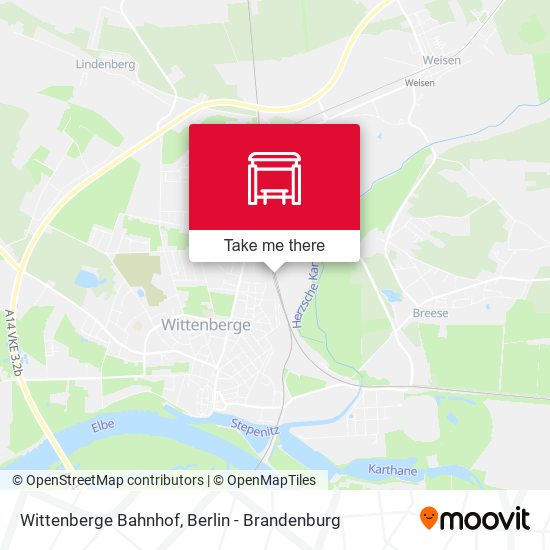 Wittenberge Bahnhof map