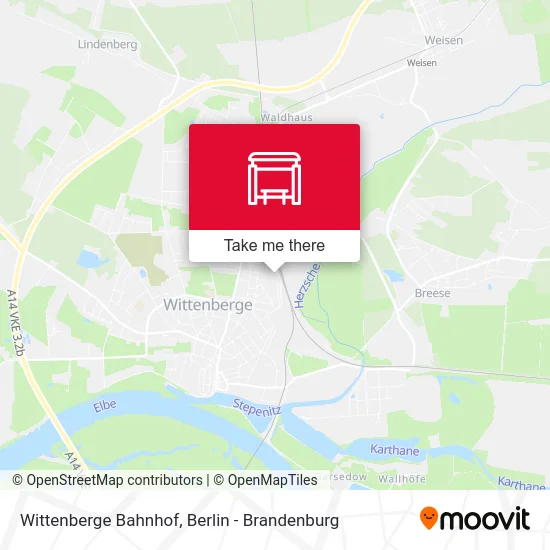 Wittenberge Bahnhof map