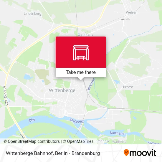 Wittenberge Bahnhof map