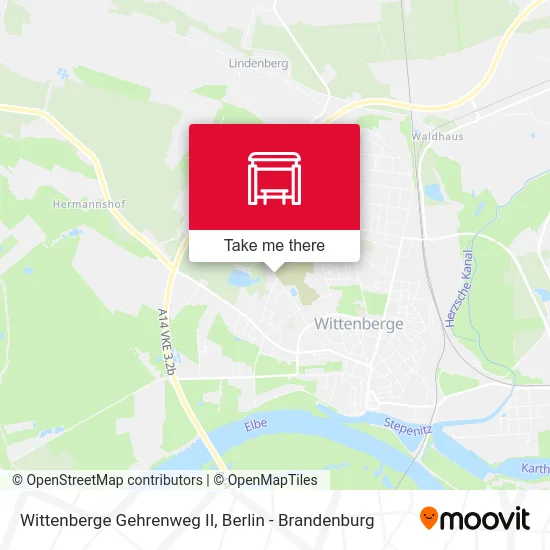 Wittenberge Gehrenweg II map