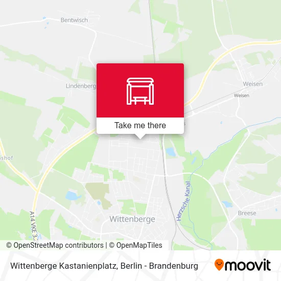 Wittenberge Kastanienplatz map