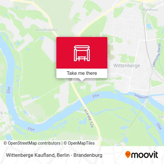 Wittenberge Kaufland map