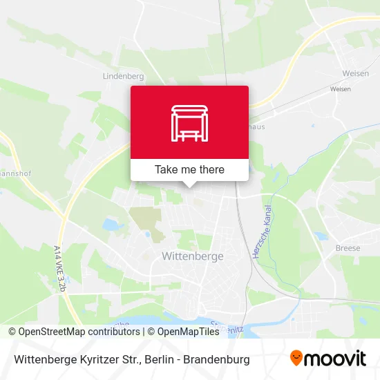 Карта Wittenberge Kyritzer Str.