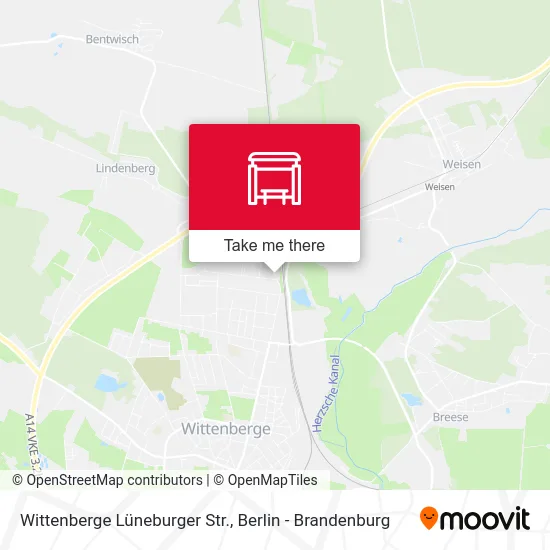 Wittenberge Lüneburger Str. map