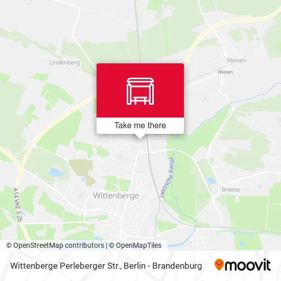 Карта Wittenberge Perleberger Str.