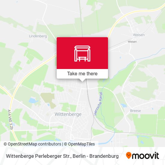 Wittenberge Perleberger Str. map