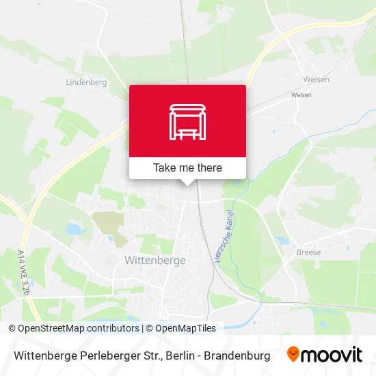 Карта Wittenberge Perleberger Str.