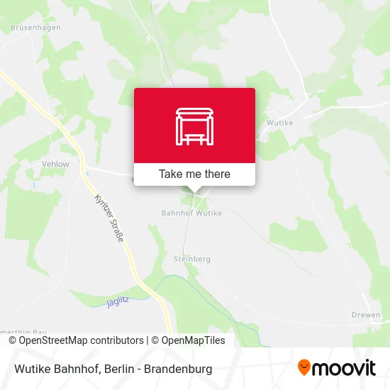Wutike Bahnhof map