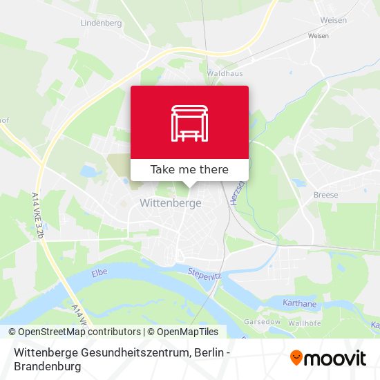 Wittenberge Gesundheitszentrum map