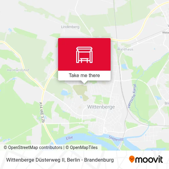 Wittenberge Düsterweg II map