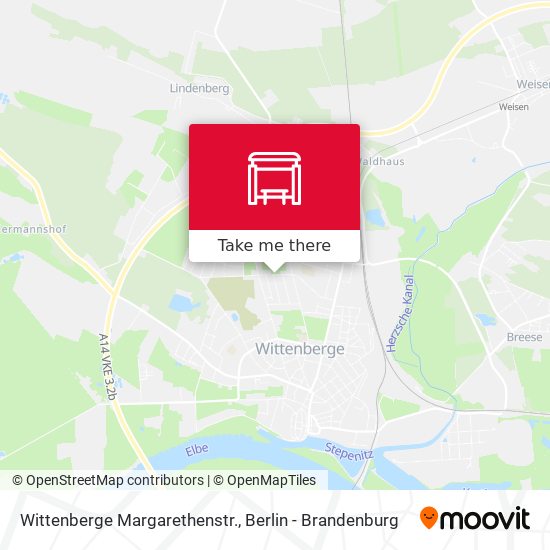 Wittenberge Margarethenstr. map