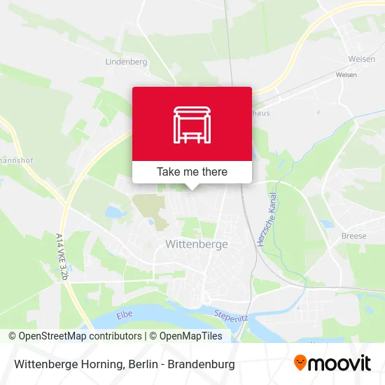 Wittenberge Horning map