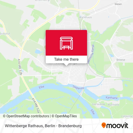 Wittenberge Rathaus map