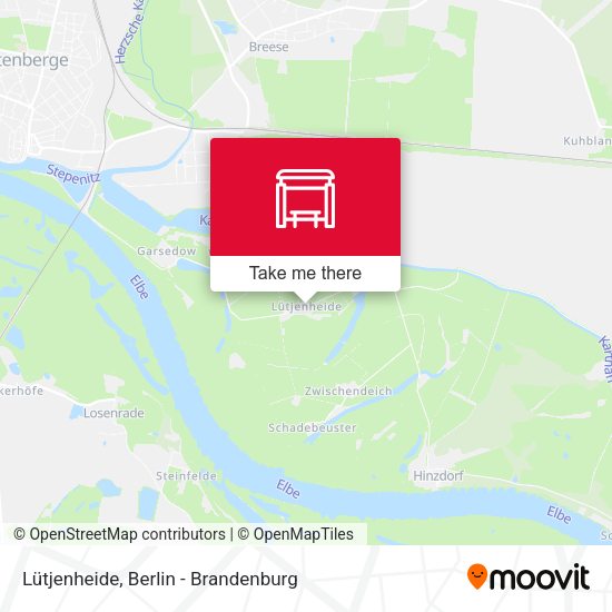 Lütjenheide map