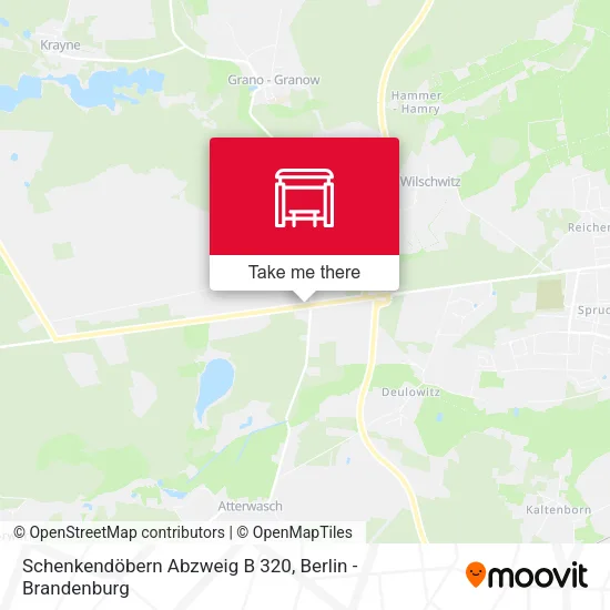 Карта Schenkendöbern Abzweig B 320