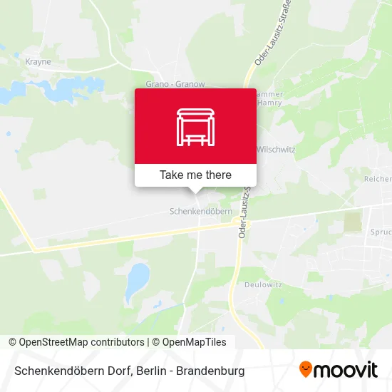 Schenkendöbern Dorf map