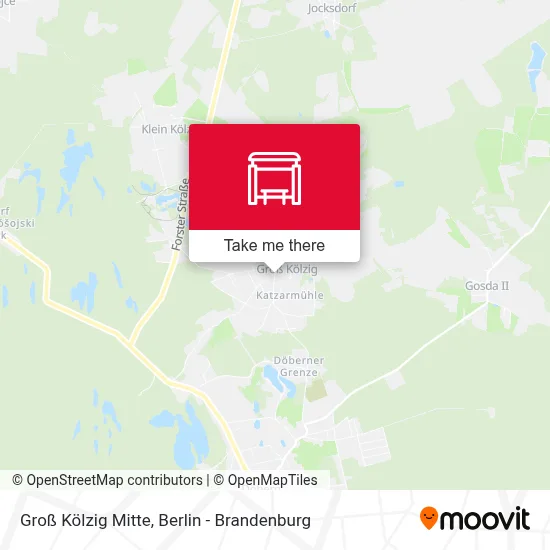 Groß Kölzig Mitte map
