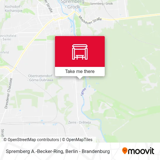 Spremberg A.-Becker-Ring map