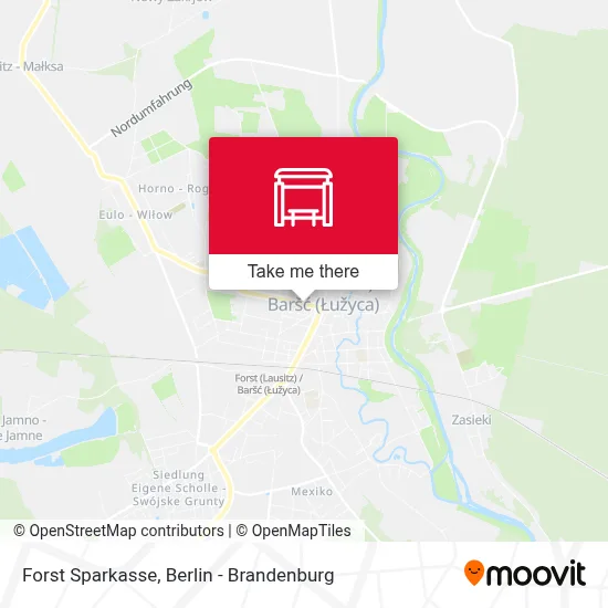 Forst Sparkasse map
