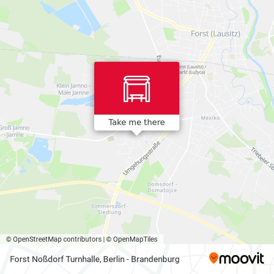 Forst Noßdorf Turnhalle map
