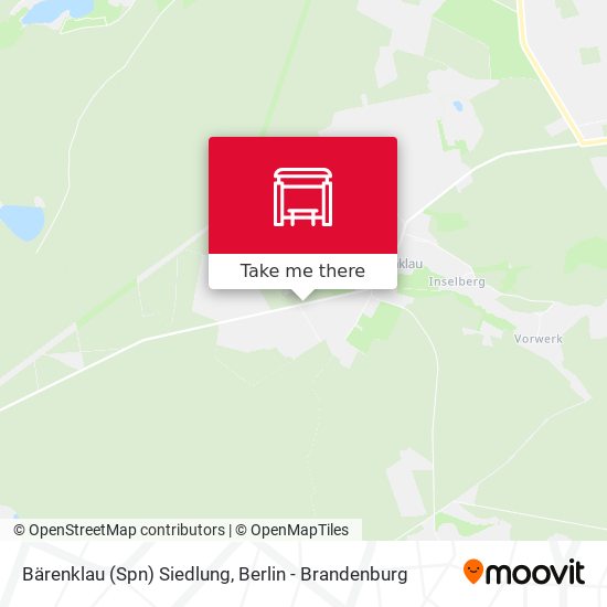 Bärenklau (Spn) Siedlung map