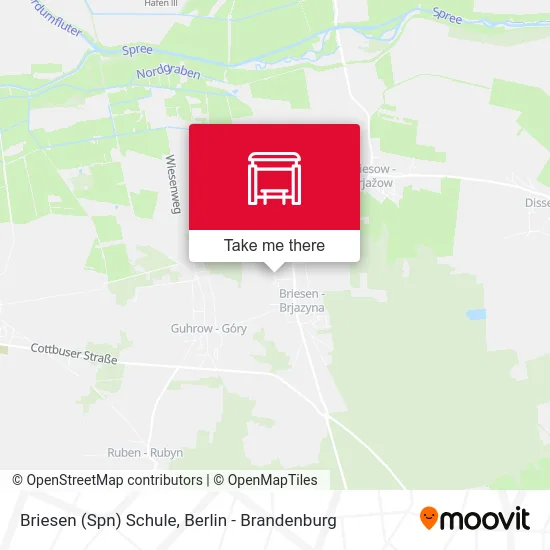 Briesen (Spn) Schule map