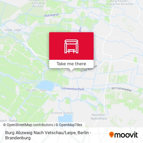 Burg Abzweig Nach Vetschau / Leipe map