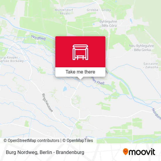 Burg Nordweg map