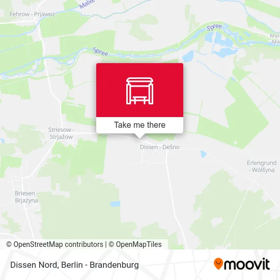 Dissen Nord map