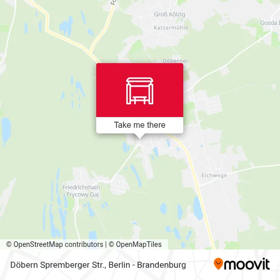 Döbern Spremberger Str. map