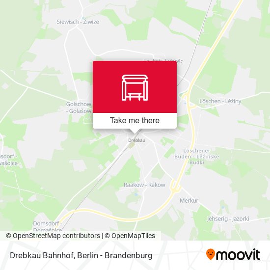 Drebkau Bahnhof map