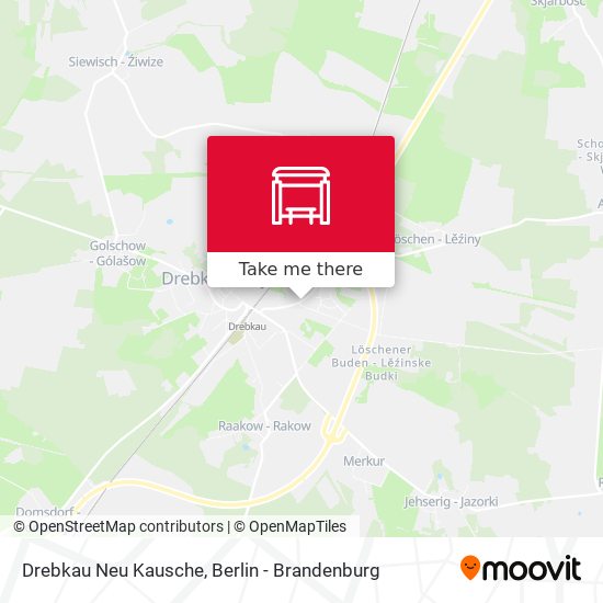 Drebkau Neu Kausche map