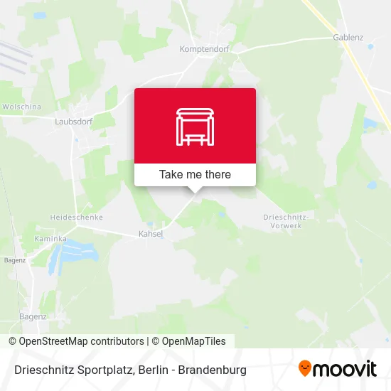 Drieschnitz Sportplatz map