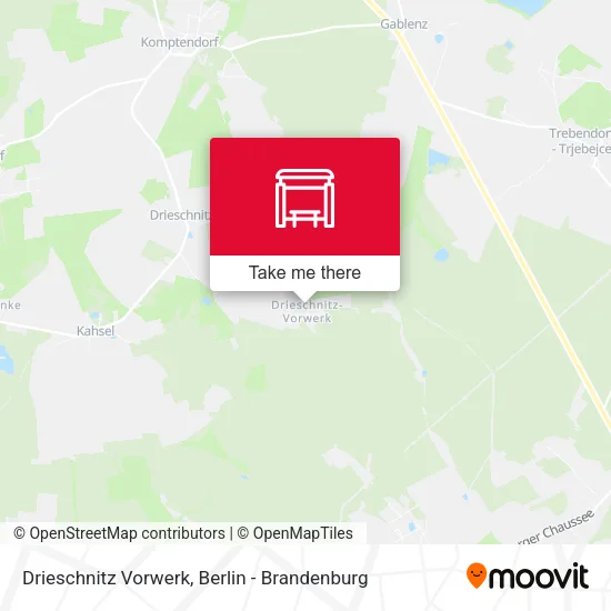 Карта Drieschnitz Vorwerk