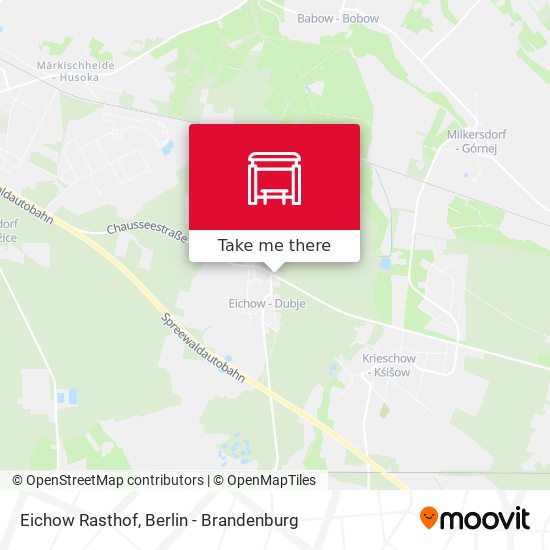 Eichow Rasthof map