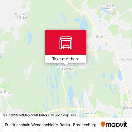 Friedrichshain Wendeschleife map
