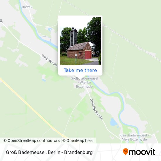 Groß Bademeusel map