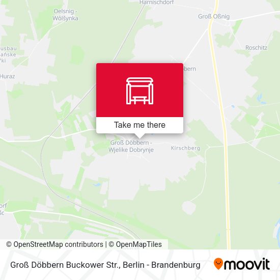 Карта Groß Döbbern Buckower Str.
