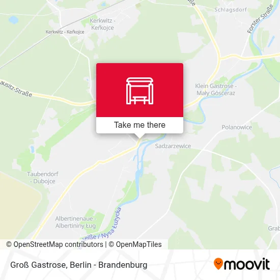 Groß Gastrose map