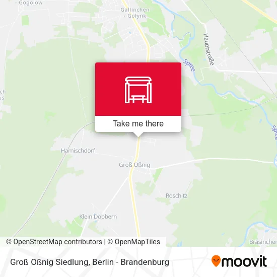 Карта Groß Oßnig Siedlung