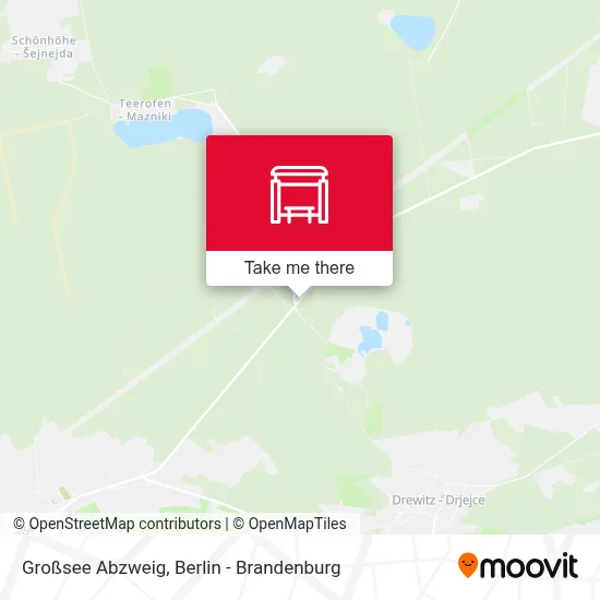 Großsee Abzweig map