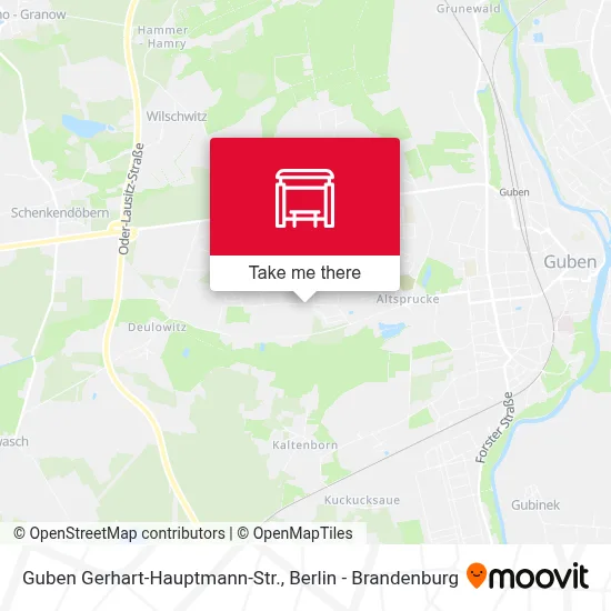 Guben Gerhart-Hauptmann-Str. map