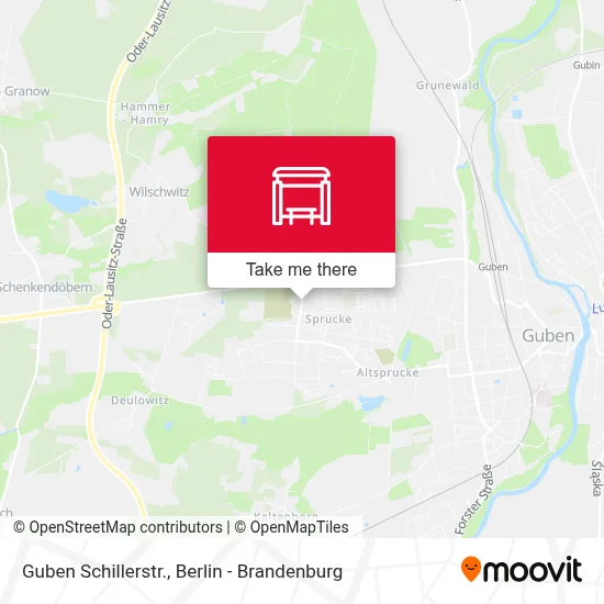 Guben Schillerstr. map