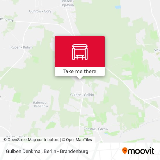 Gulben Denkmal map