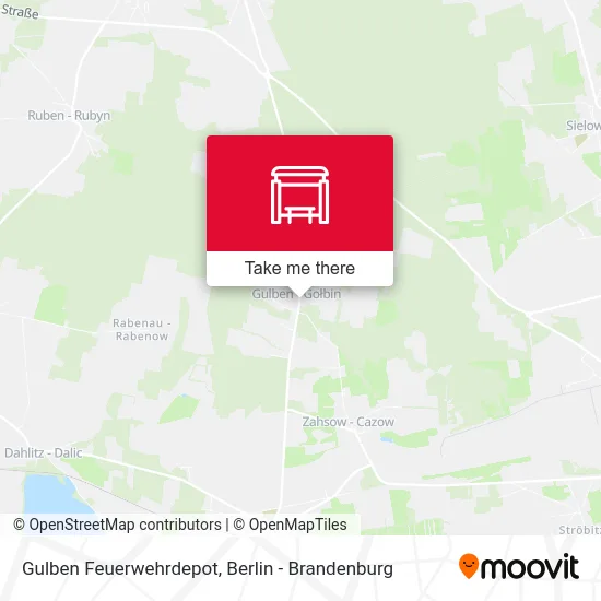 Gulben Feuerwehrdepot map