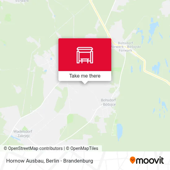 Hornow Ausbau map