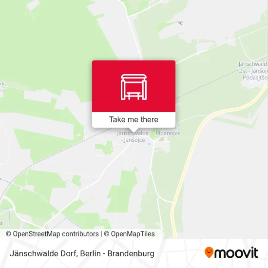 Jänschwalde Dorf map