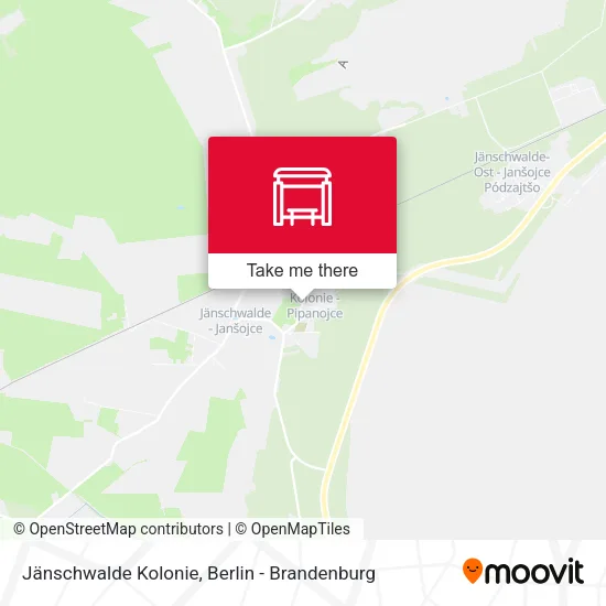 Карта Jänschwalde Kolonie