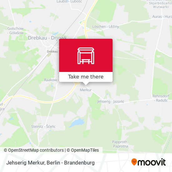 Jehserig Merkur map