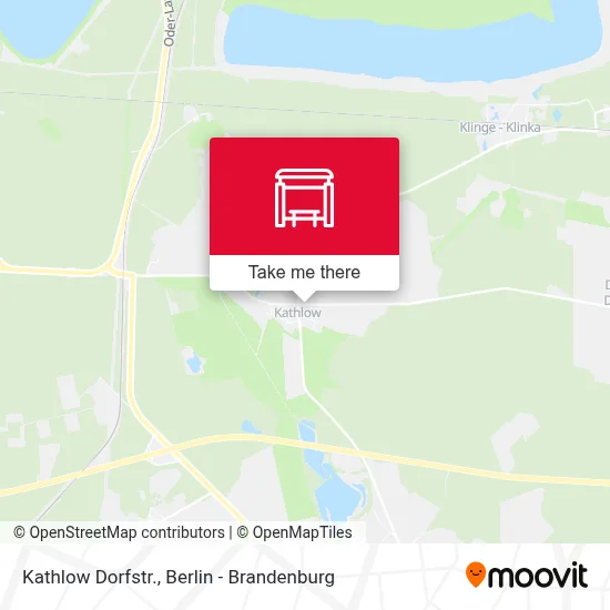 Kathlow Dorfstr. map